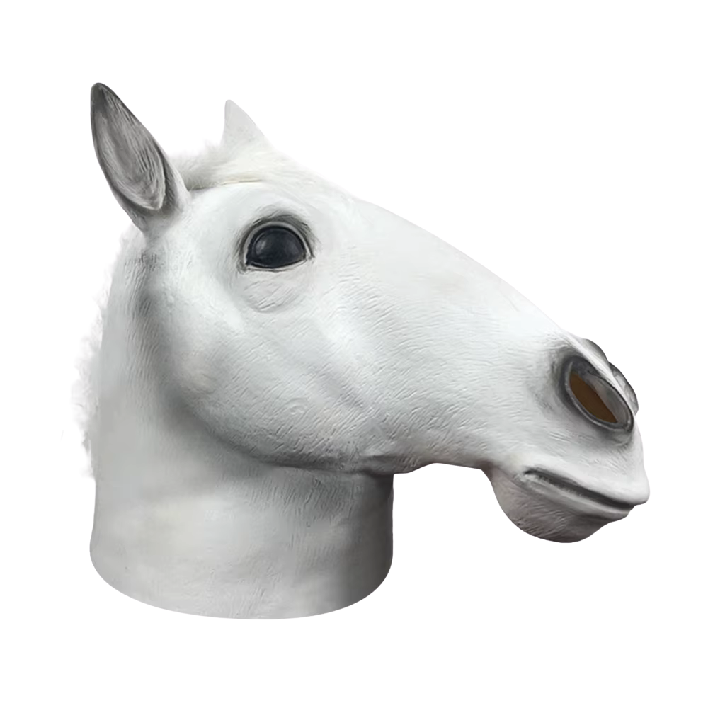 Valkoinen hevonen Eläinmaski