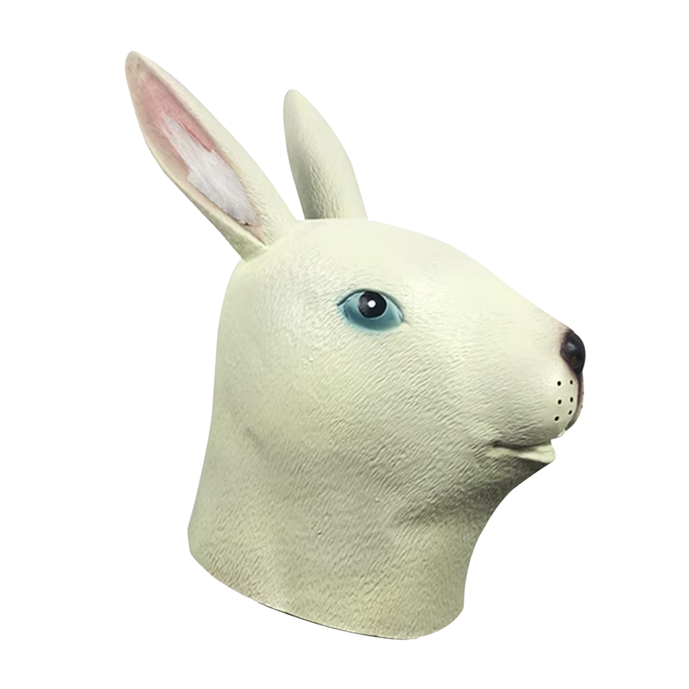 Valkoinen Pupu Eläinmaski